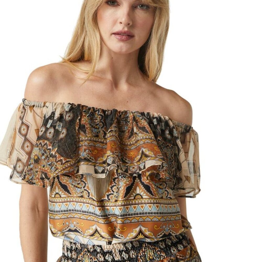 Misa Graziela Top, Size Small, NWT, Off or on Shoulder Feminine Beauty